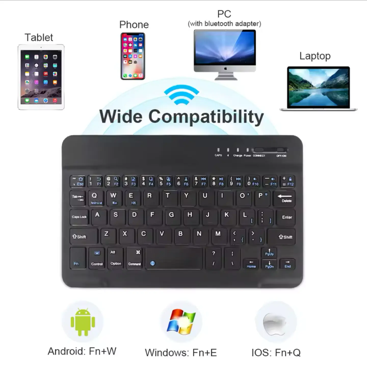 Teclado Para Ipad/Tablet/Tv/Celulares 13