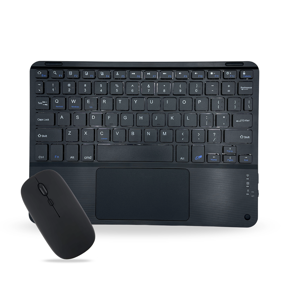Teclado Con TouchPad + Mouse Para Ipad/Tablet/Tv/Celulares 8