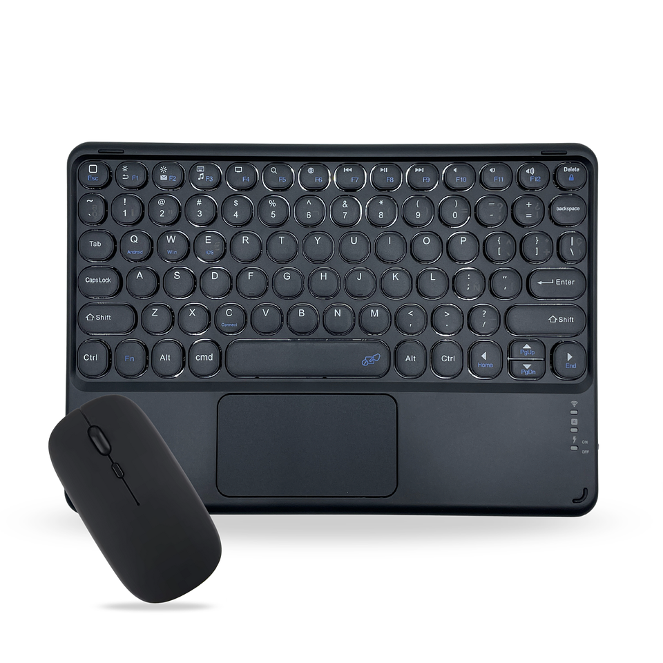 Teclado 2.0 Con TouchPad + Mouse Para Ipad/Tablet/Tv/Celulares 8