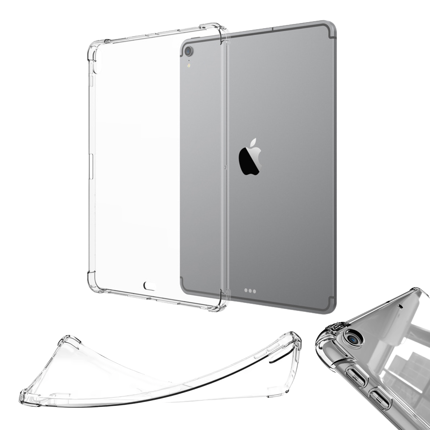 Clear Case Reforzadas Para Ipad 1