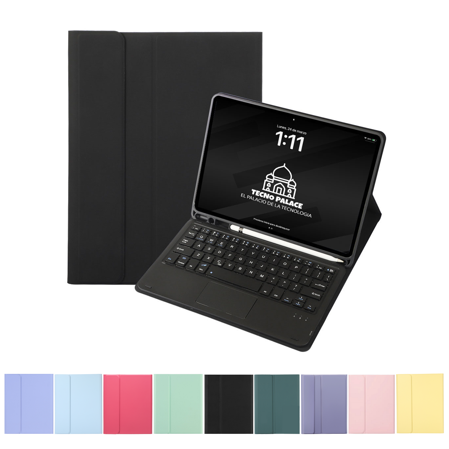 Fundas Teclado Con TouchPad Para IPad  1