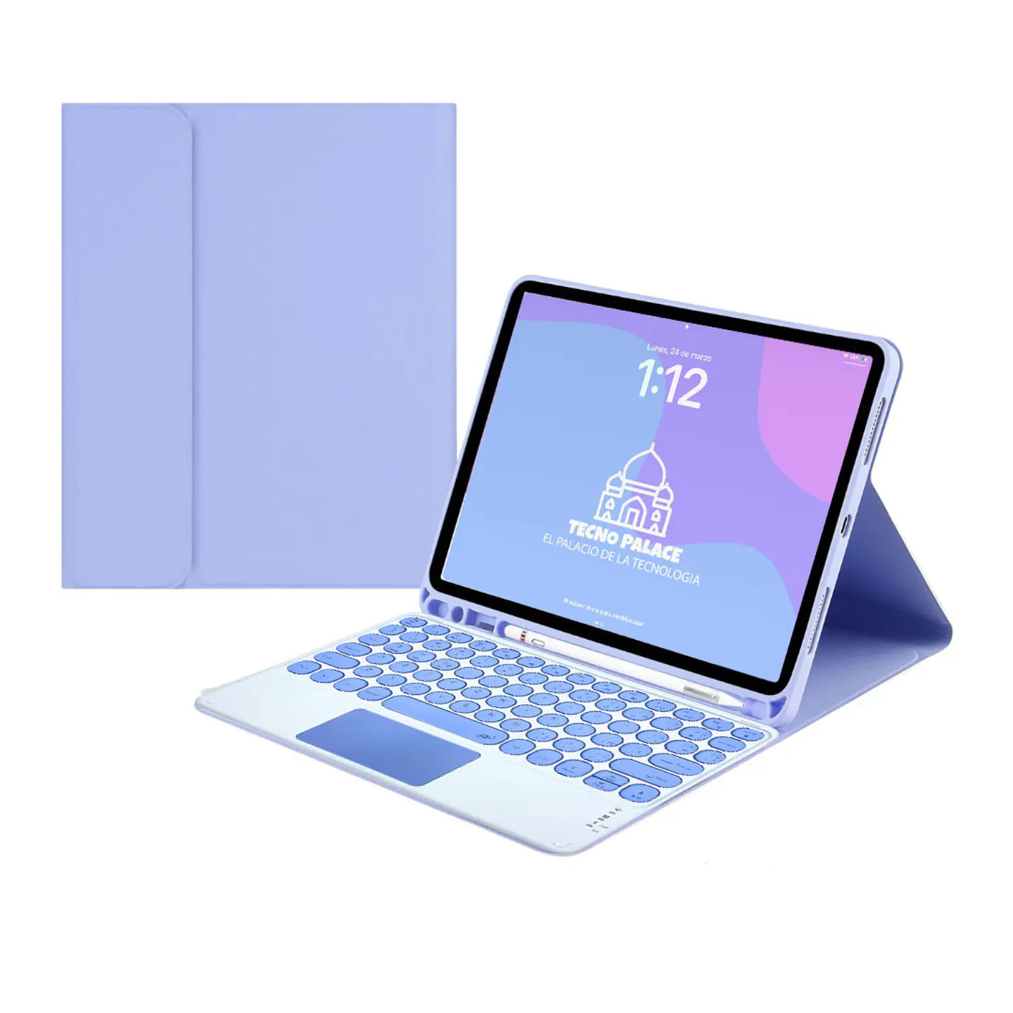 Fundas Teclado 2.0 Con TouchPad Para IPad  8