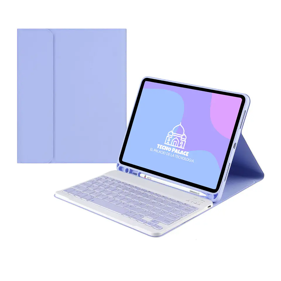 Fundas Tipo Libro Con Teclado Con/Sin Mouse Para Tablet Samsung 18