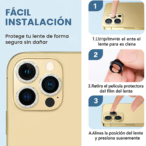 Micas para Cámara Con Diamantes
