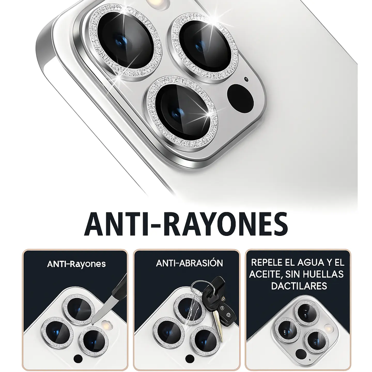 Micas para Cámara Con Diamantes 3