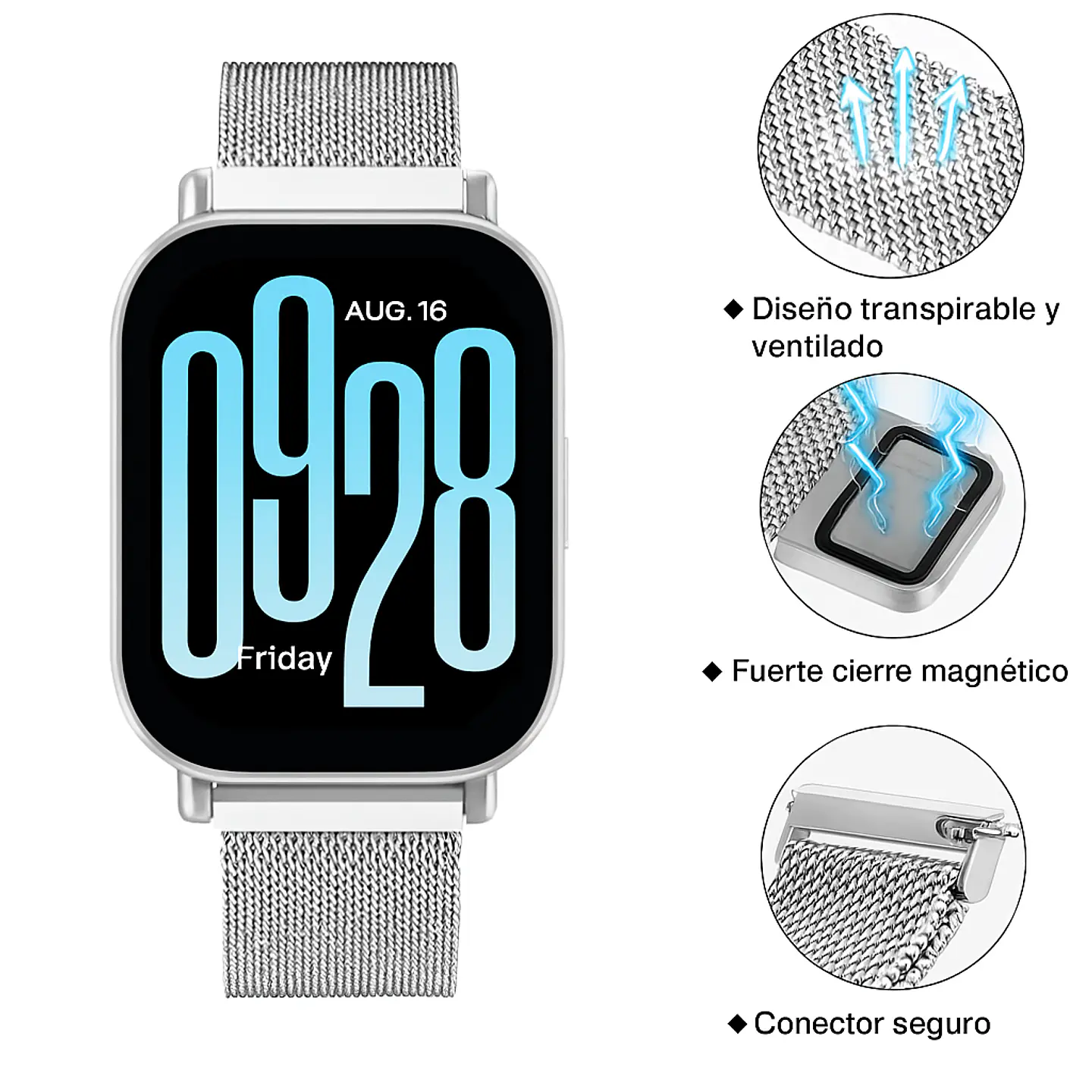 Correas Milanesa Loop Redmi Watch 5 Active / Lite 2