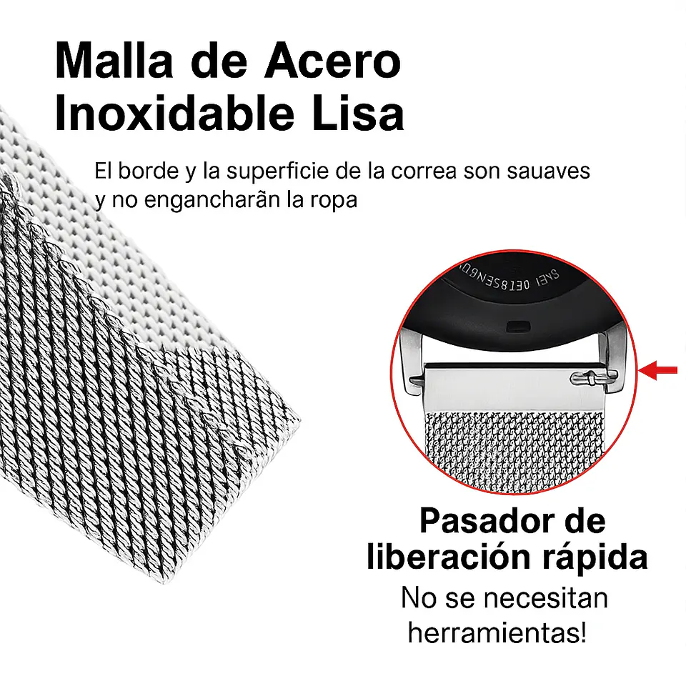 Correas Milanesa Loop Redmi Watch 5 Active / Lite 4