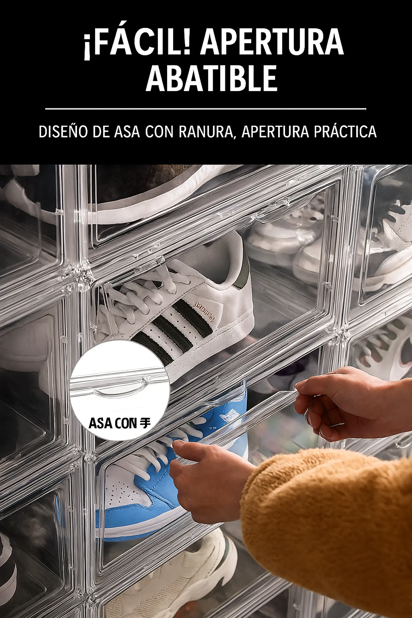 Nuevas Cajas Organizadoras para Zapatos Armable 4