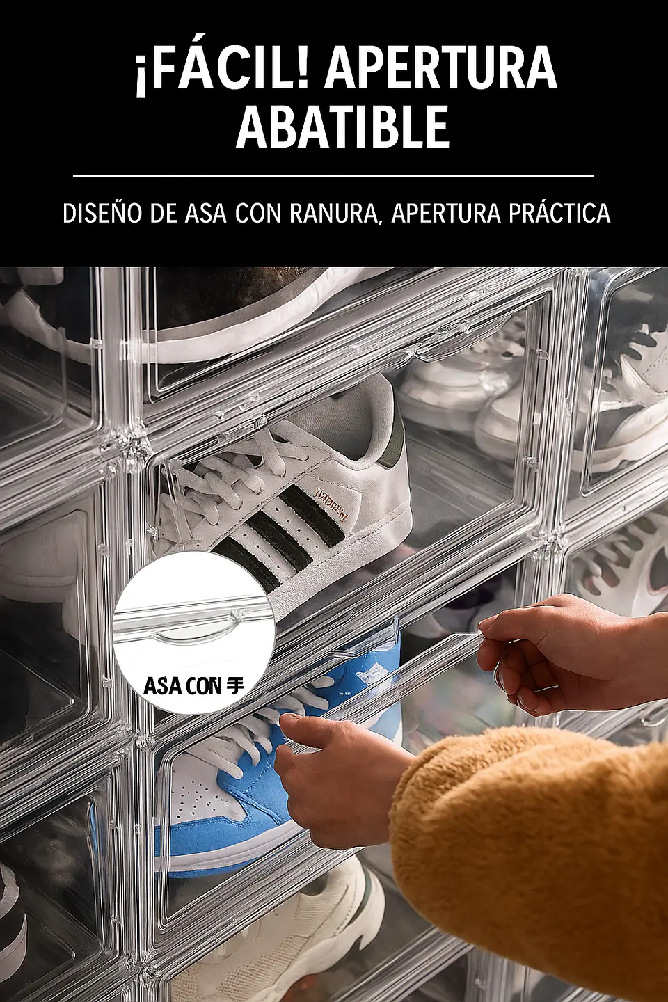 Nuevas Cajas Organizadoras para Zapatos Armable 4