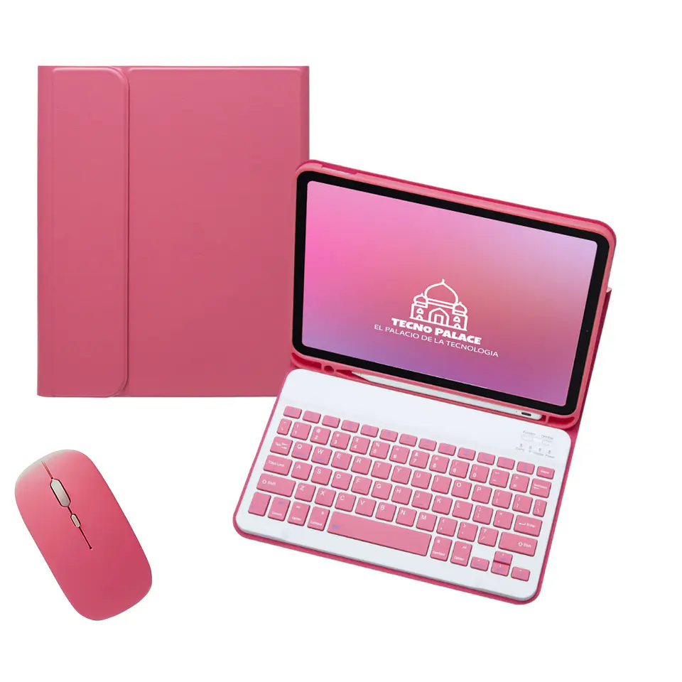 Fundas Tipo Libro Con Teclado Con/Sin Mouse Para Tablet Samsung 21