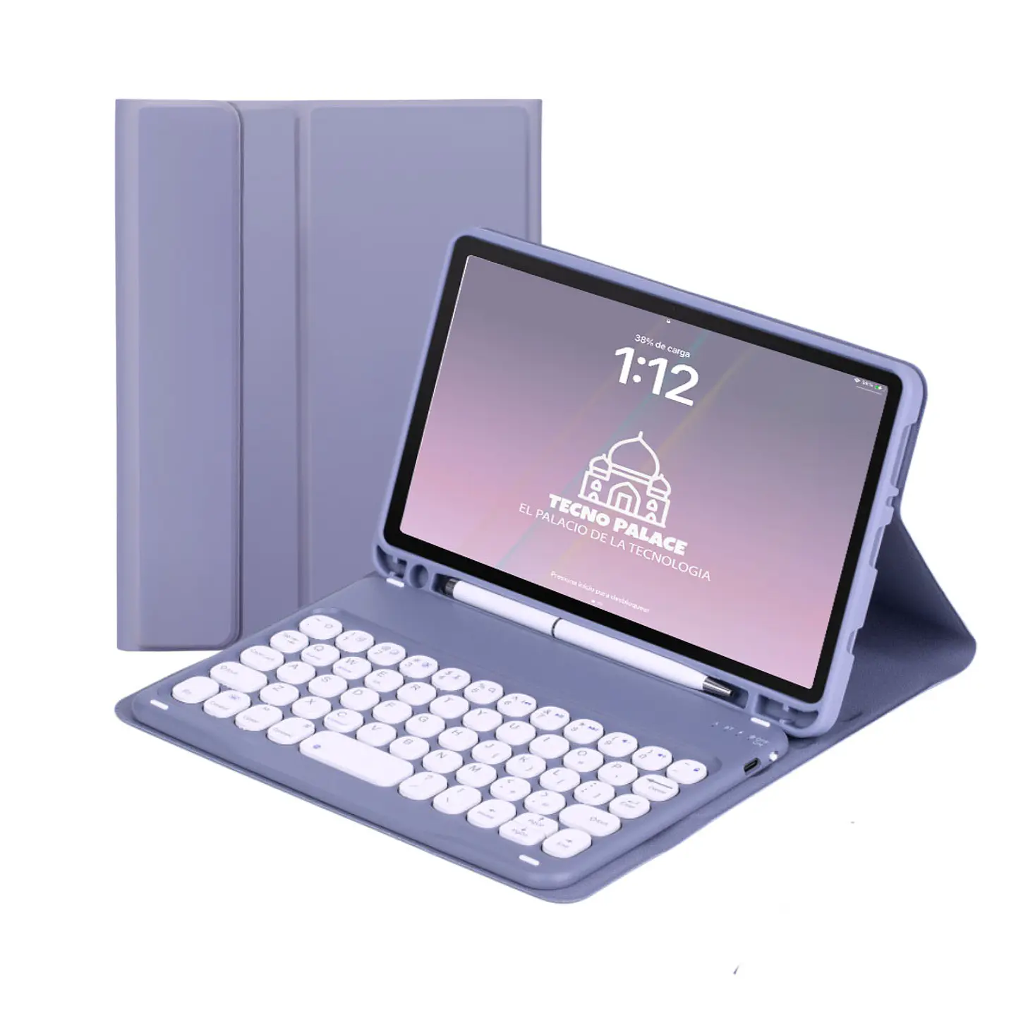 Fundas Tipo Libro Con Teclado 2.0 Para IPad  16