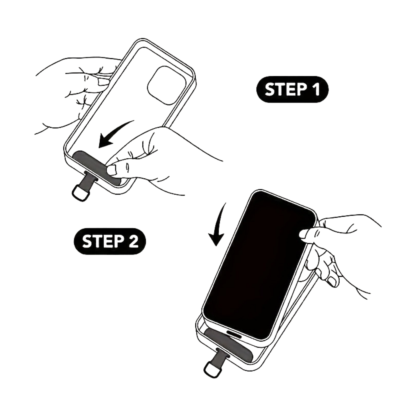 Strap Colgante Con Diamantes Para Telefono Universal - 18 CM 6