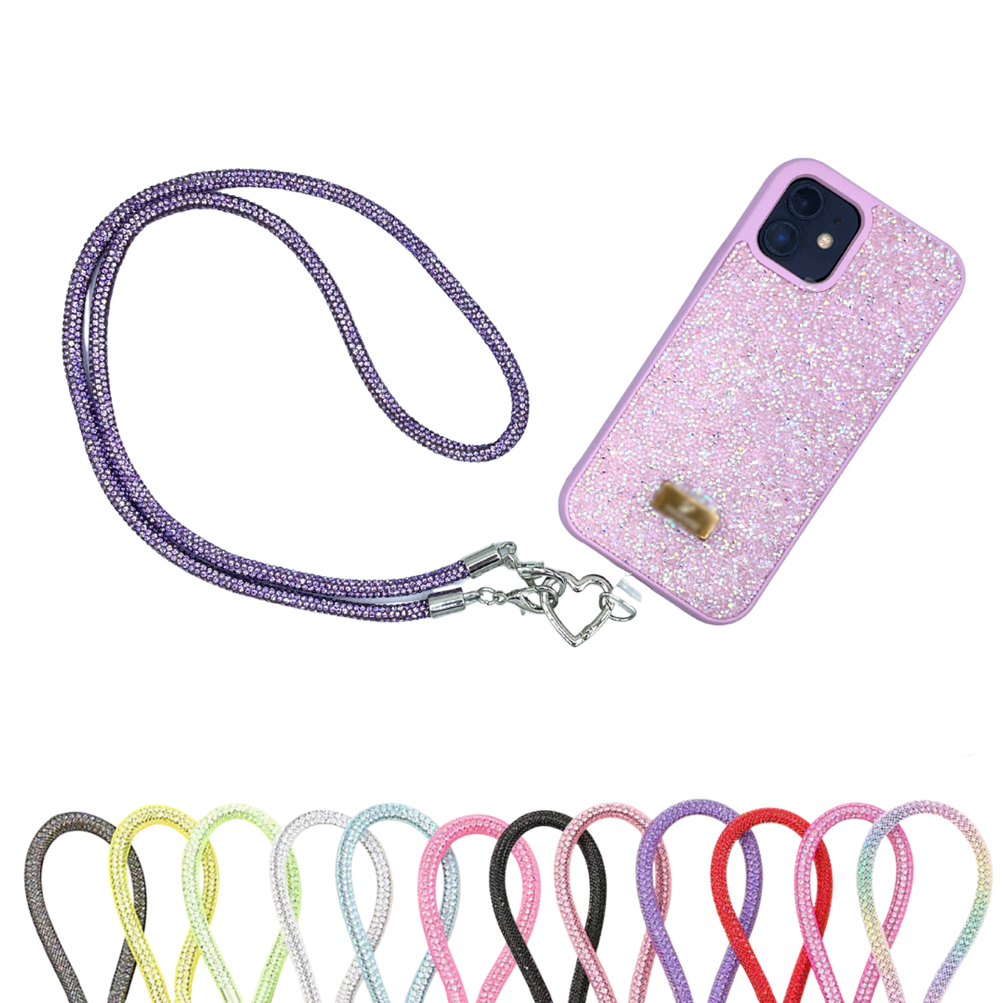 Strap Colgante Con Diamantes Para Telefono Universal - 50 CM 1