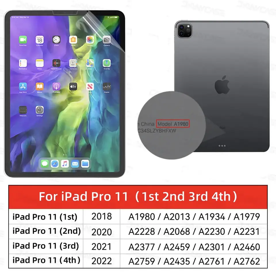 Láminas De Vidrio Para IPad Con Kit De Fácil Instalación 9