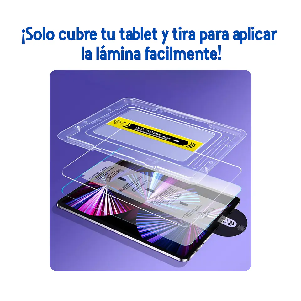 Láminas De Vidrio Para IPad Con Kit De Fácil Instalación 2