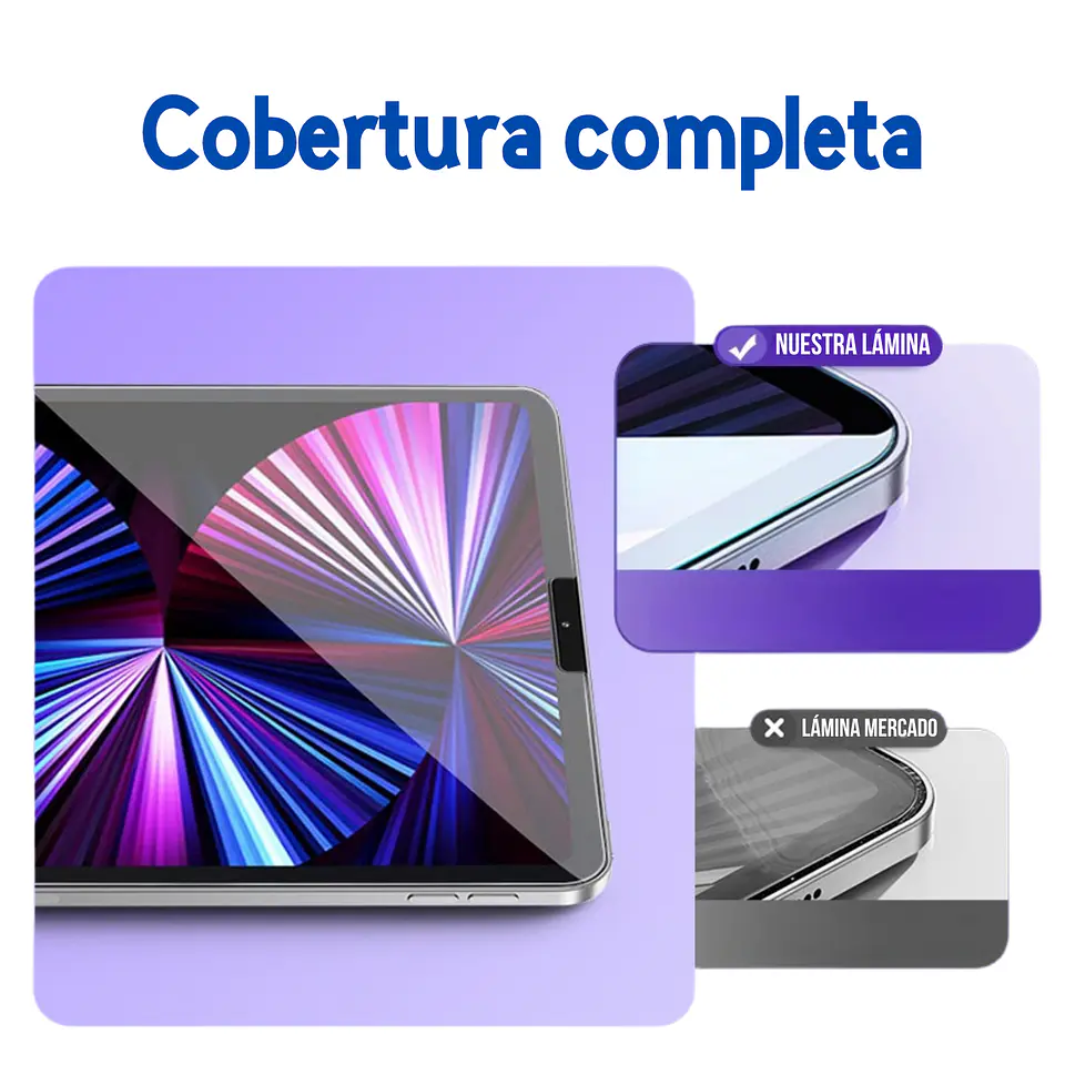 Láminas De Vidrio Para IPad Con Kit De Fácil Instalación 5