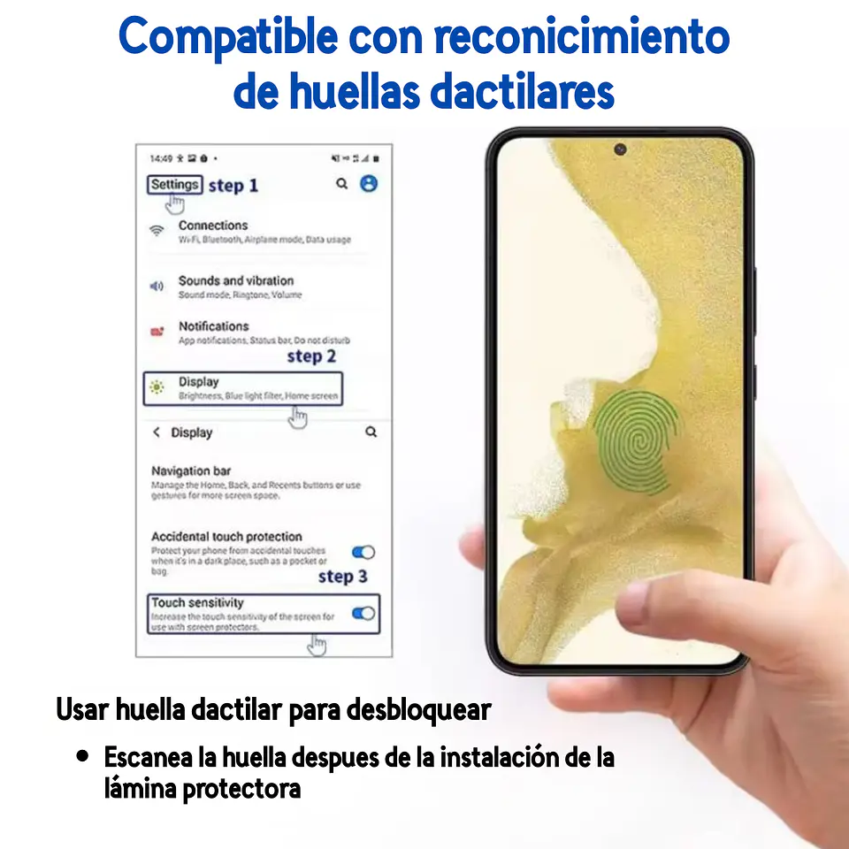 Láminas Fácil Instalación Para Samsung Serie S 8