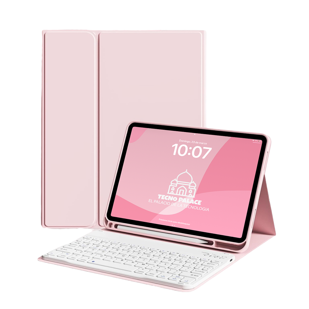 Fundas Tipo Libro Con Teclado Para IPad  16