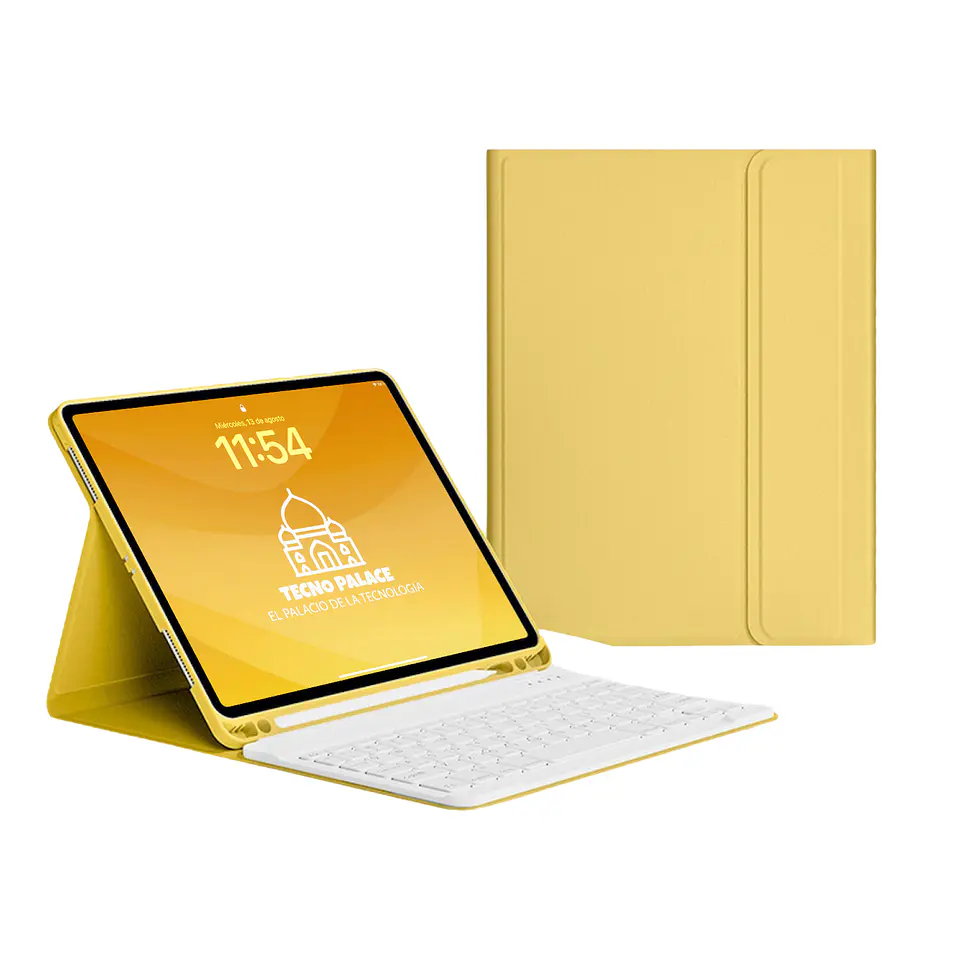 Fundas Tipo Libro Con Teclado Para IPad  18