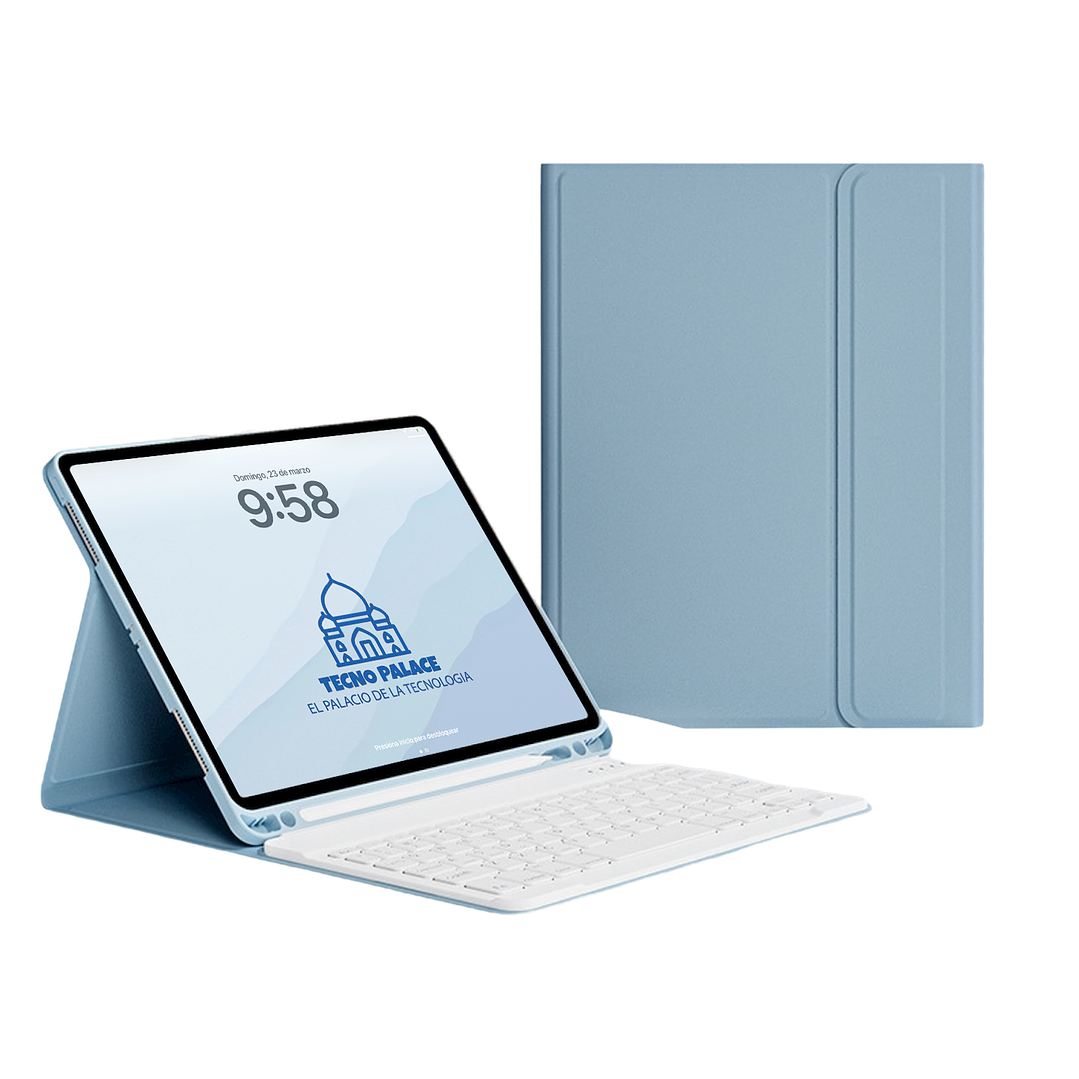 Fundas Tipo Libro Con Teclado Para IPad  23