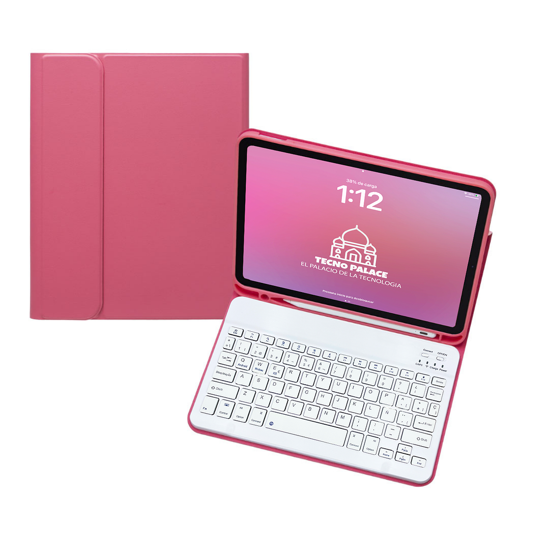Fundas Tipo Libro Con Teclado Para IPad  24