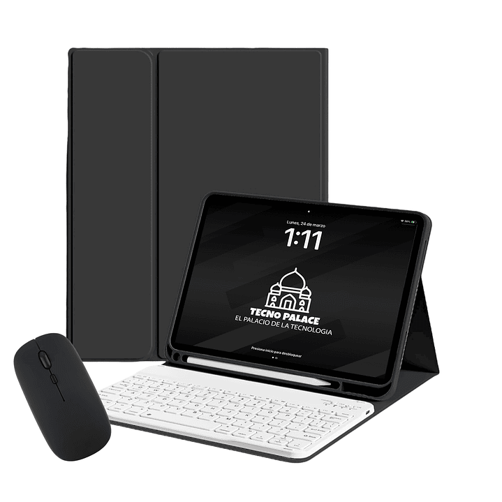 Fundas Tipo Libro Con Teclado Y Mouse Para Ipad 19