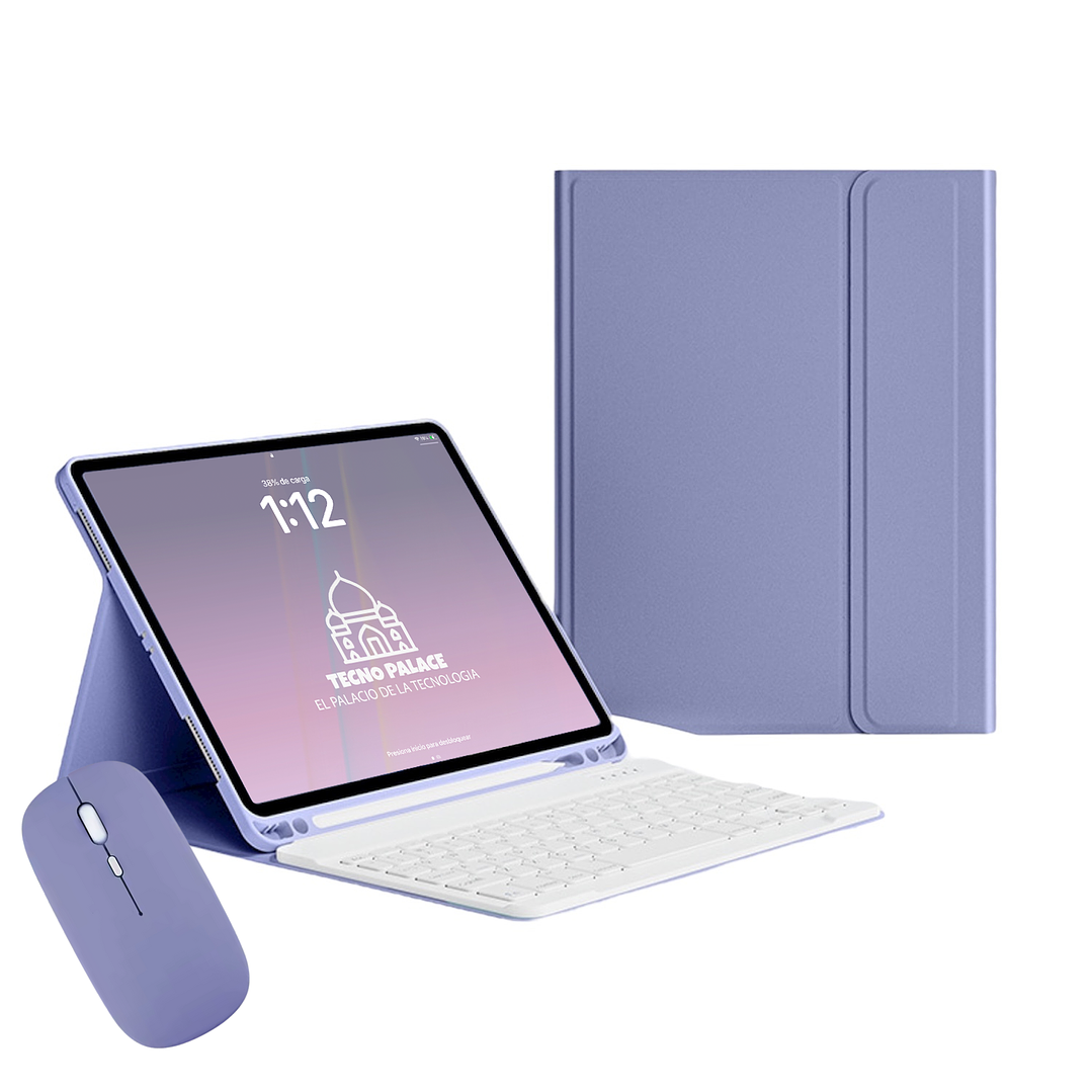 Fundas Tipo Libro Con Teclado Y Mouse Para Ipad 20