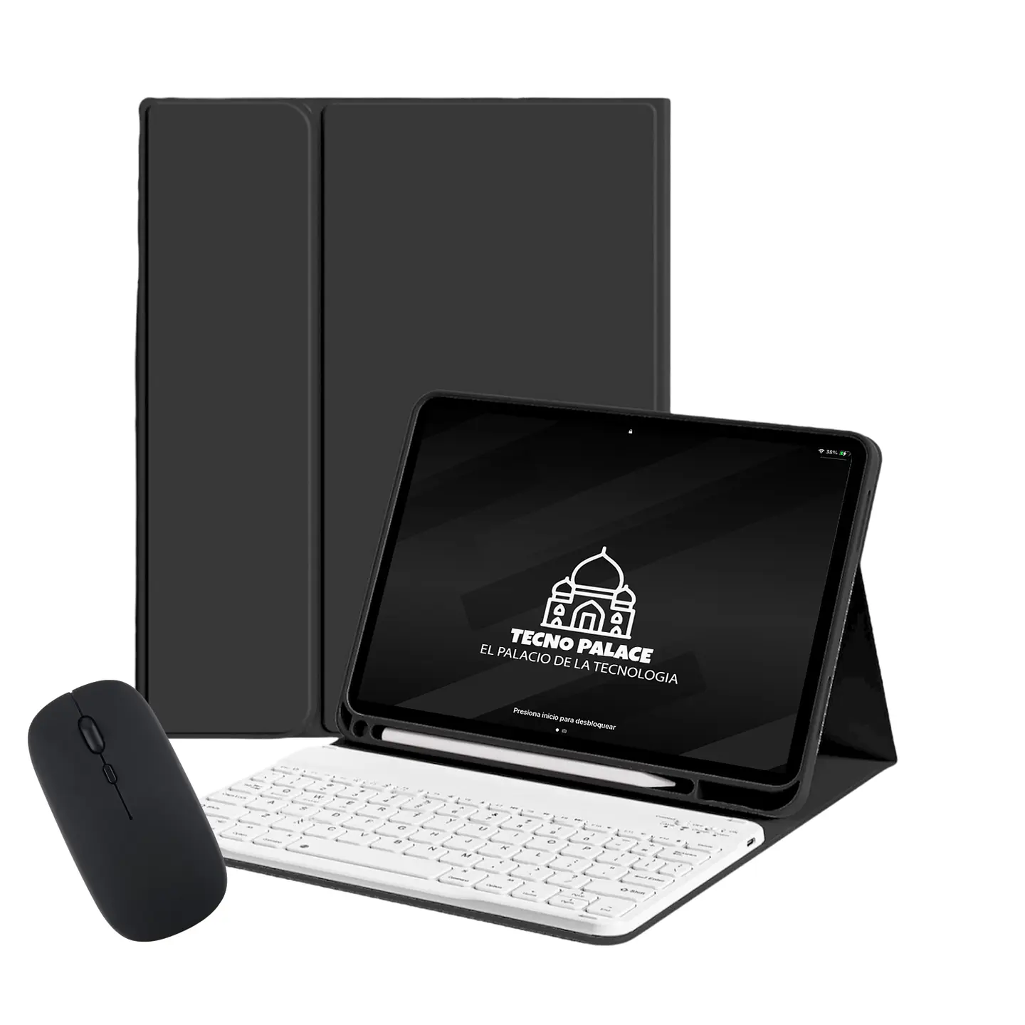 Fundas Tipo Libro Con Teclado B Con/Sin Mouse Para Tablet Samsung 2