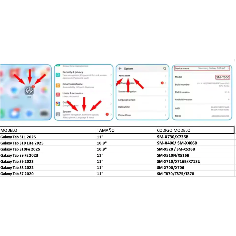 Láminas De Vidrio Para Tablet Samsung  19