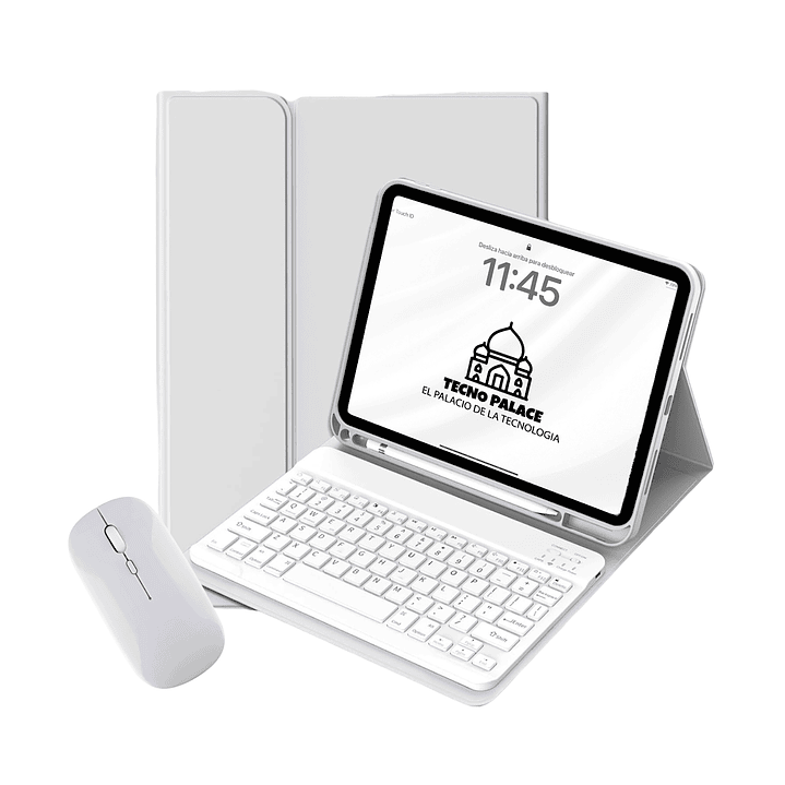 Fundas Tipo Libro Con Teclado Y Mouse Para Ipad 24