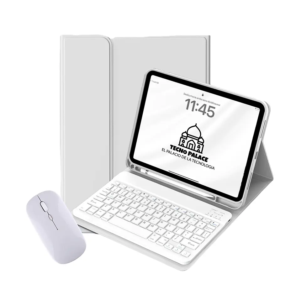 Fundas Tipo Libro Con Teclado Y Mouse Para iPad 24