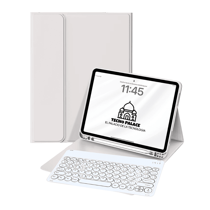 Fundas Tipo Libro Con Teclado 2.0 Para IPad  17
