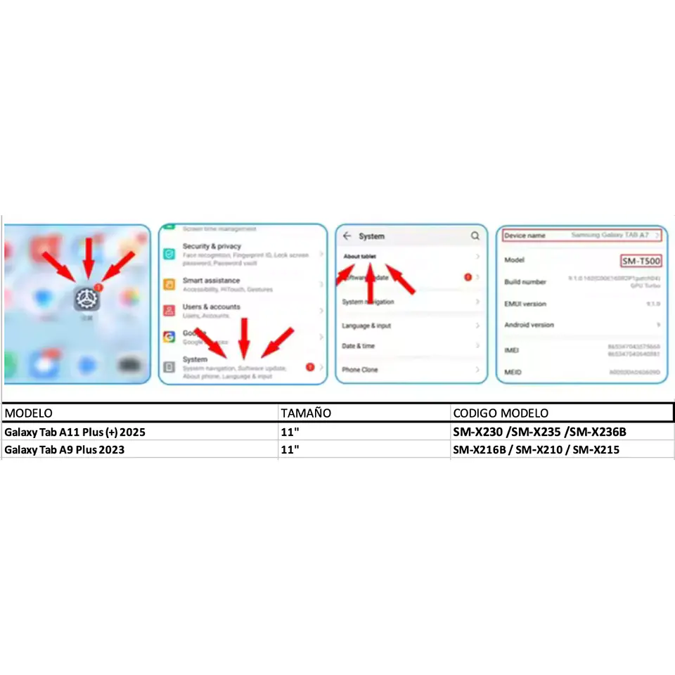 Láminas De Vidrio Para Tablet Samsung  21