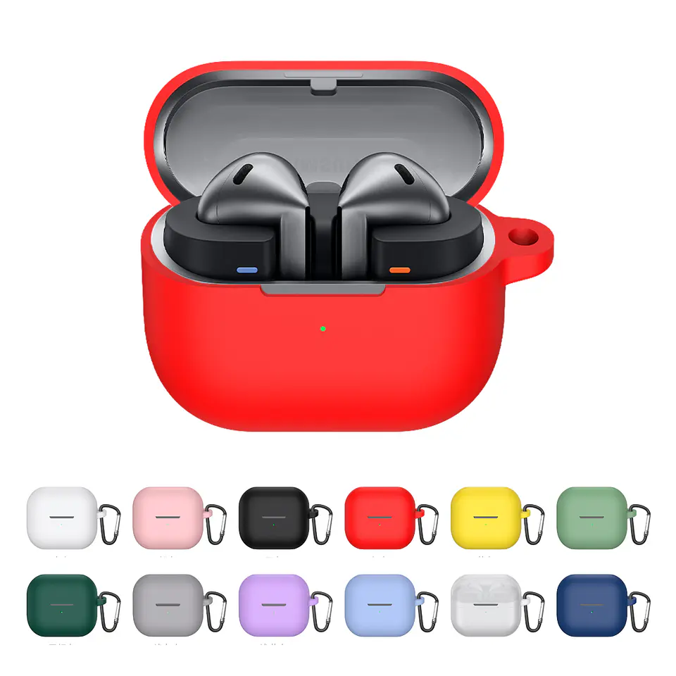 Funda Para Buds 3 / 3Pro / 3Fe Silicona Con Gancho 1