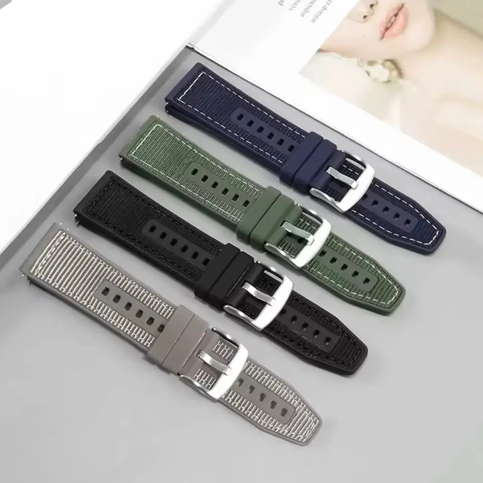 Correas De Silicona Nylon Samsung/Hauwei Watch (20/22MM) 4