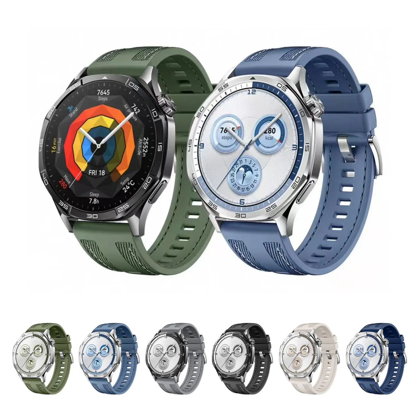Correas De Silicona Nylon Huawei Watch Gt 6/5/5pro/4 - 46MM 1