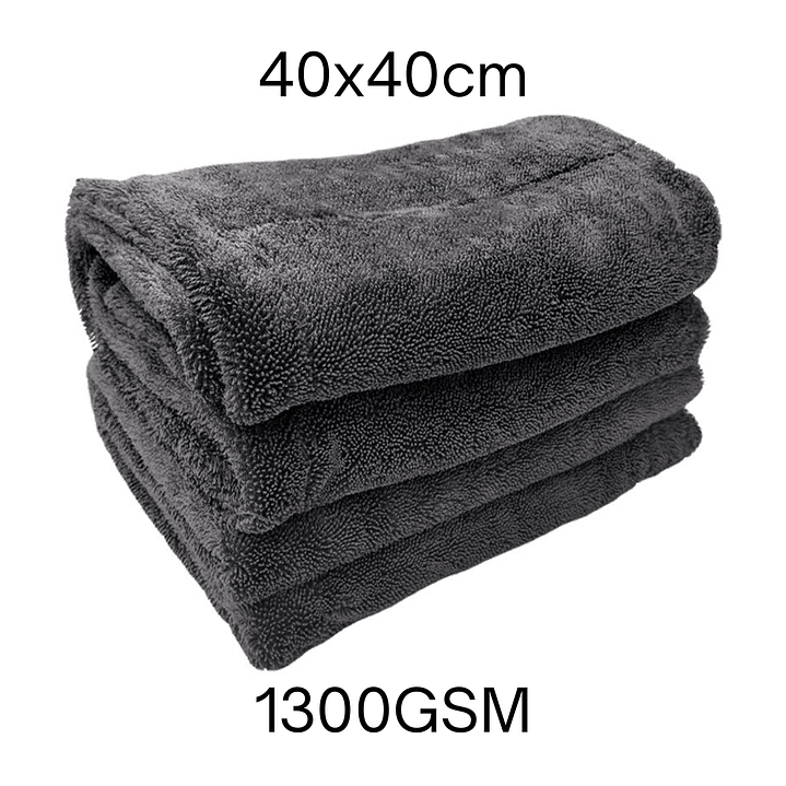 Toalla De Microfibra Para Secado Del Auto 1300gsm  6