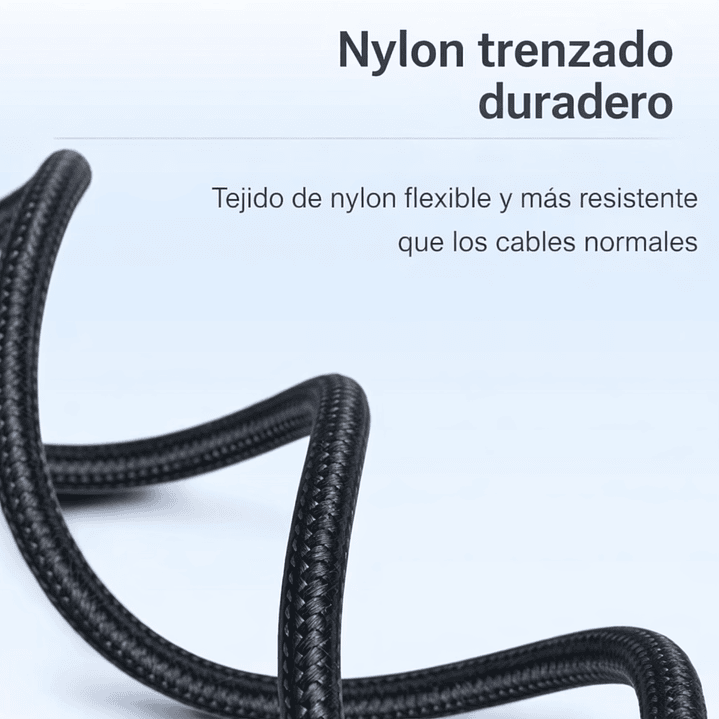 Cable Tranzado Tipo C a Ligthning para iPhone de 1mt 2