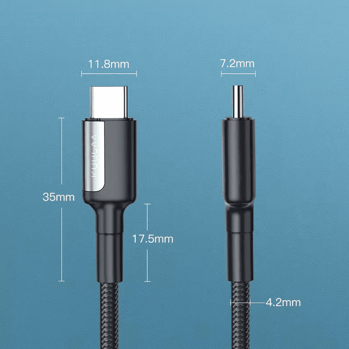 Cable Tranzado Tipo C a Tipo C para iPhone de 1mt 5