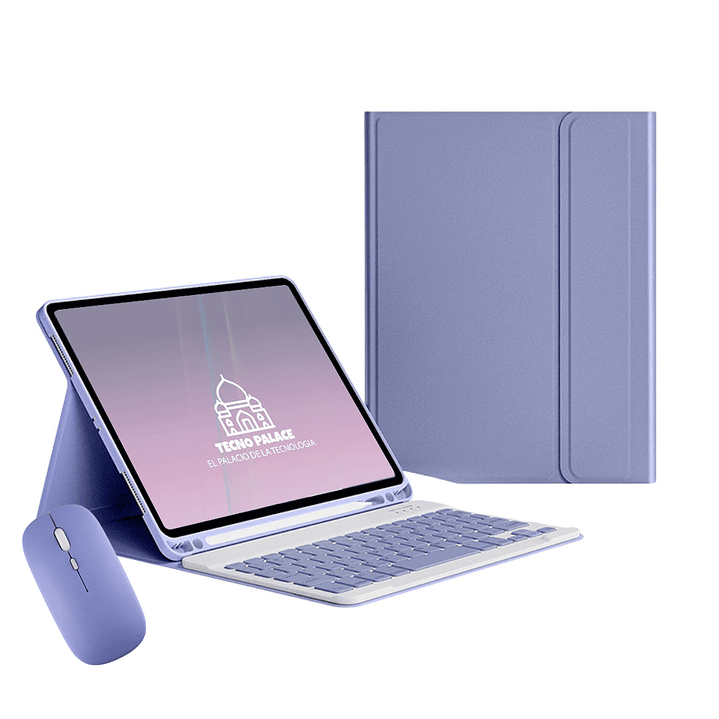 Fundas Tipo Libro Con Teclado + Mouse Para Huawei Tab 15