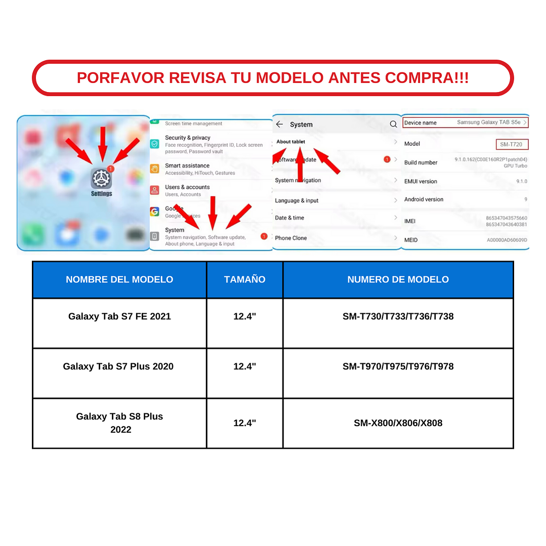 Láminas De Vidrio Para Tablet Samsung  23