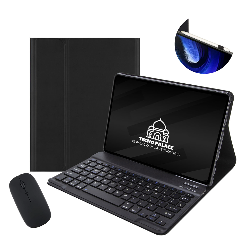 Fundas Tipo Libro Con Teclado + Mouse Para Honor Tab 8