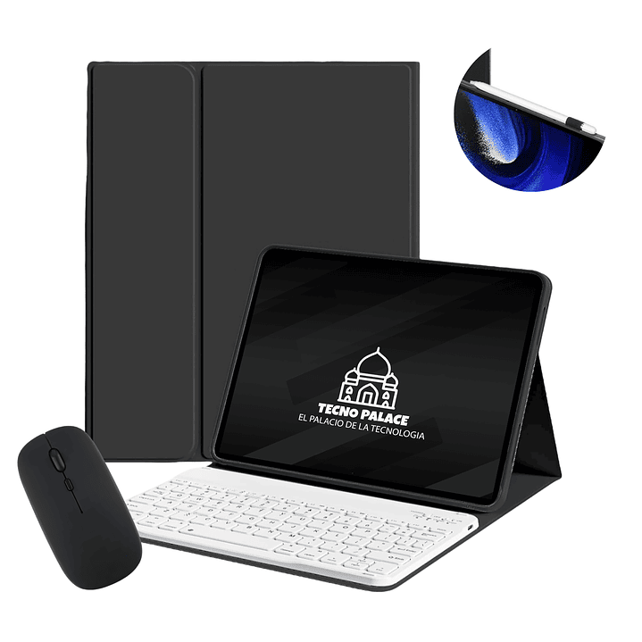 Fundas Tipo Libro Con Teclado + Mouse Para Honor Tab 9