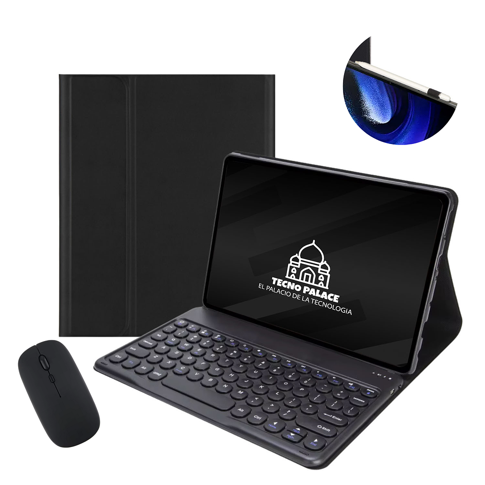 Fundas Tipo Libro Con Teclado 2.0 + Mouse Para Tablet Honor 3