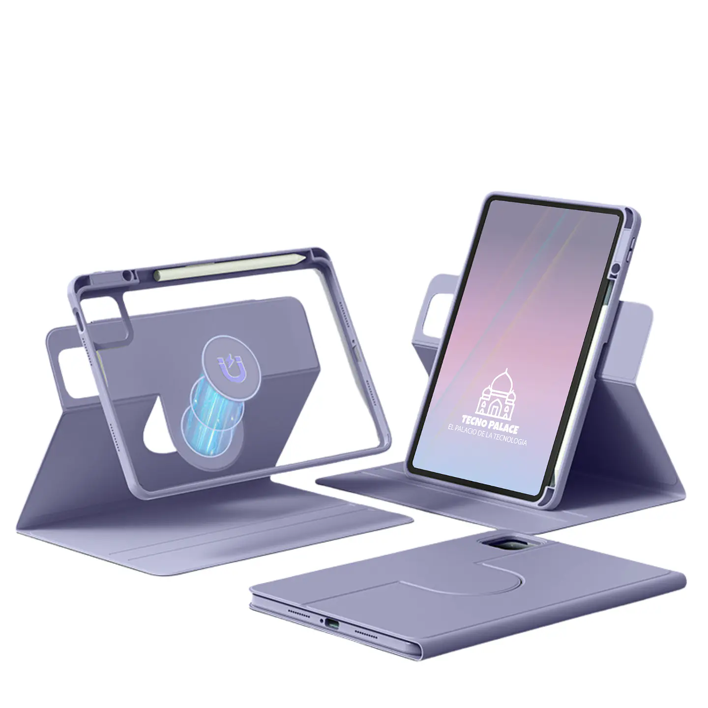 Fundas Tipo Libro Rotativa Para IPad 8
