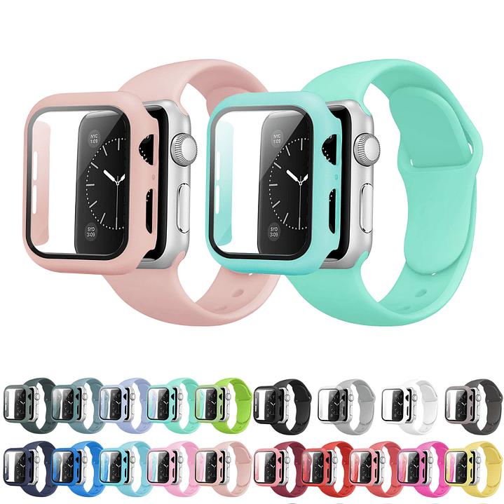 Correa De Silicona + Protector Vidrio Templados 1