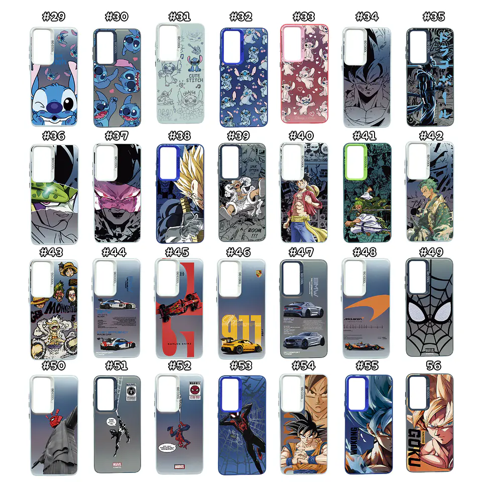 Carcasas Estilo Metalizadas Con Diseños Para Samsung 2