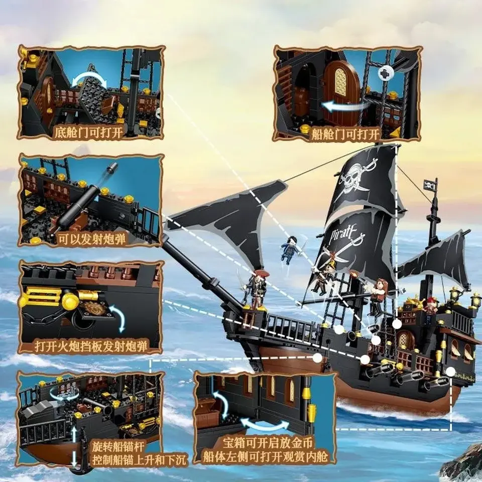 Barco Pirata 621 Pcs 3