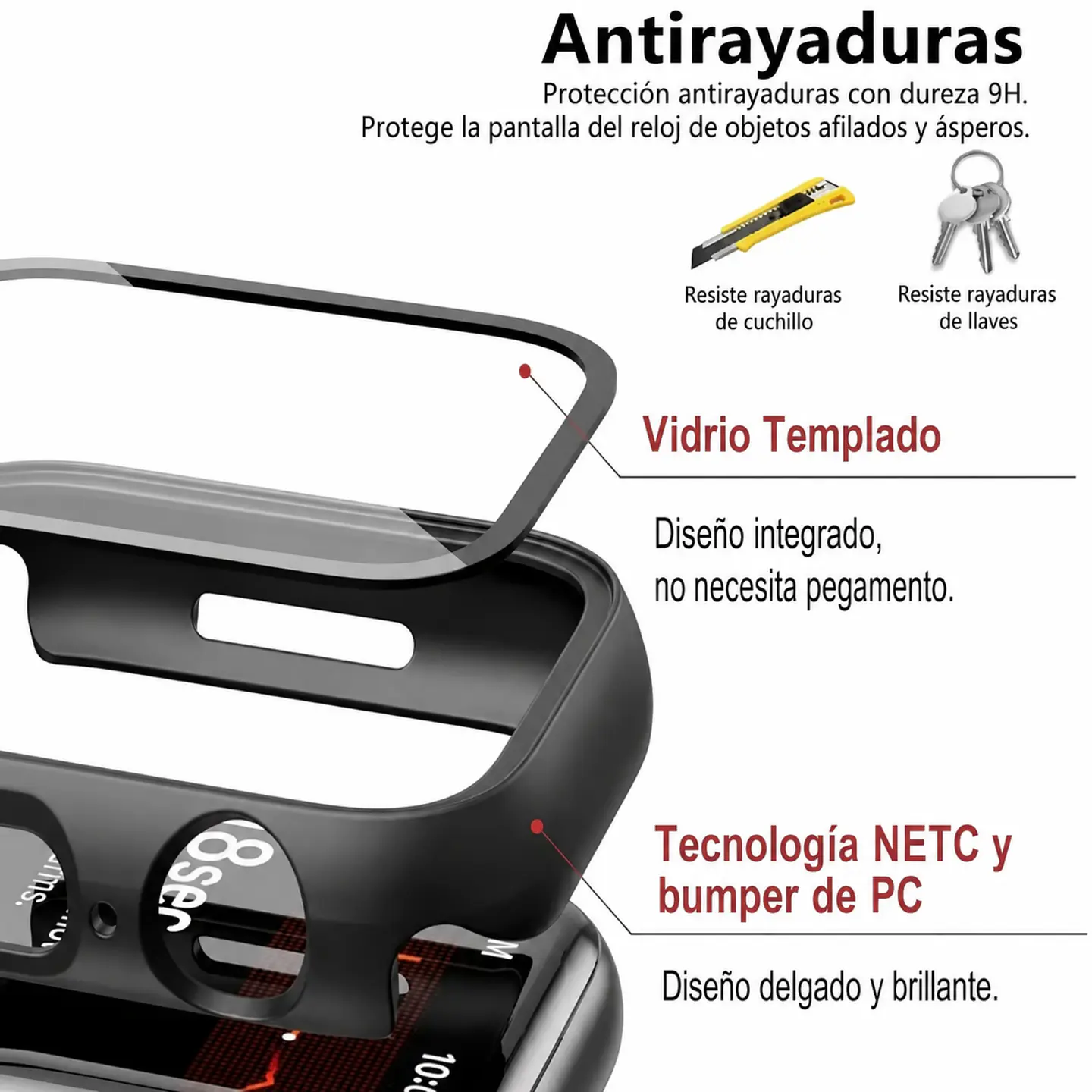 Protector De Vidrio Templado Para Huawei Fit 4 5