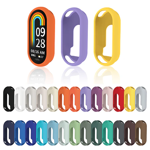 Protector Abierto De Silicona Para Mi Band 8/9/10
